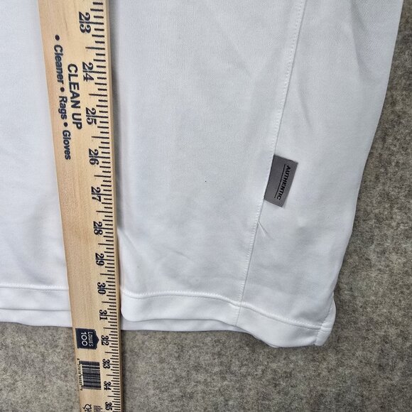 Nike Dri-Fit XL Polo Shirt UK Logo White & Blue Short Sleeve - Picture 9 of 9